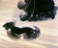 Динамизм собаки на поводке (Д. Балла, 1912 г.)