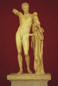 Гермес с младенцем Дионисом (скульптура)