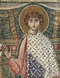 Мозаика базилики Святого Димитрия (7 век)