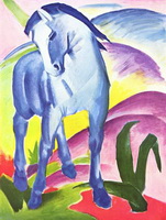 Синий конь (Ф. Марк, 1911 г.)