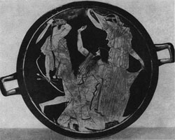 Аполлон, убивающий гиганта Тития