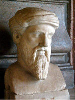 Бюст Пифагора в Капитолийском музее в Риме