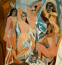 Авиньйонские девицы (П. Пикассо, 1907 г.)