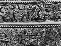 Резьба на повозке из Осеберга (9 век)