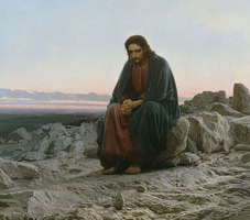 Христос в пустыне (И.Н. Крамской, 1872 г.)